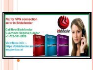 Fix for VPN connection error in Bitdefender