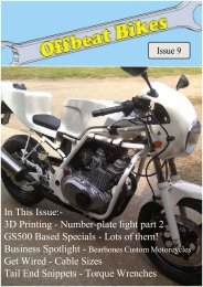 Offbeat Bikes Issue 9