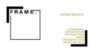 Frame Cosmetics Italy_Brand Manual