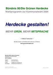 Herdecke gestalten!