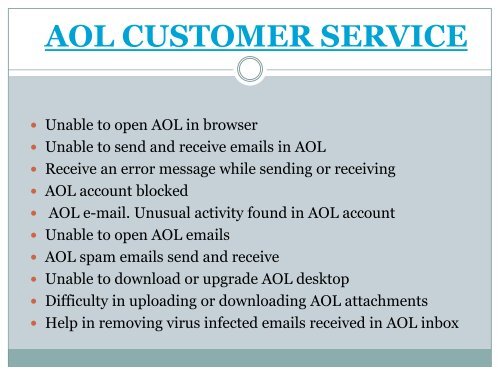 Aol Support Number- 1-800-385-0162  Tollfree Support Service