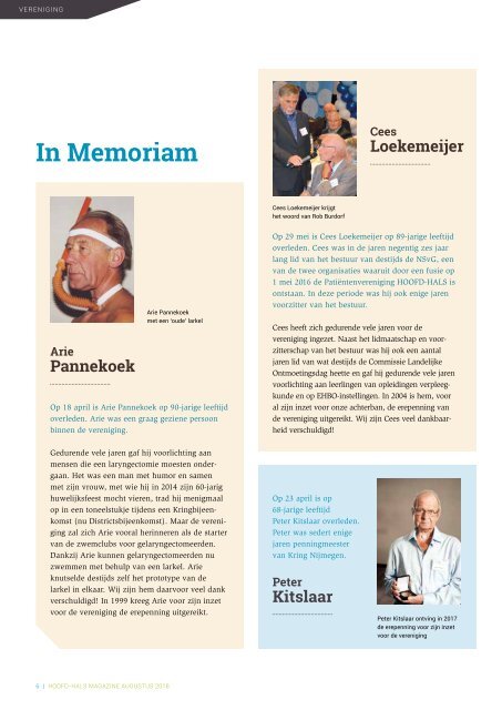 HOOFD-HALS magazine nr 11 augustus 2018