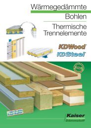 KDWood® KDSteel® Thermische Trennelemente - Kaiser GmbH ...