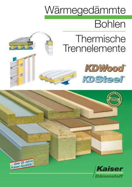 KDWood® KDSteel® Thermische Trennelemente - Kaiser GmbH ...