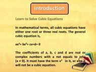 How to Solve Cubic Equation pdf