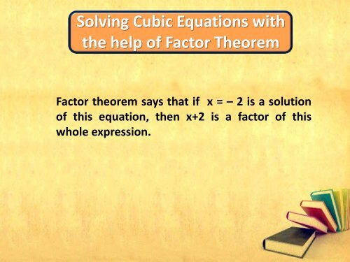 How to Solve Cubic Equation pdf