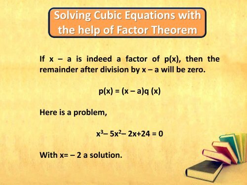 How to Solve Cubic Equation pdf