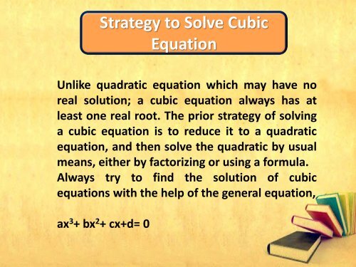 How to Solve Cubic Equation pdf