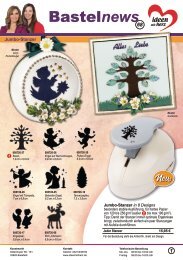 24 teilige Papierblumen-Girlande 3 Farben Stanzteile 16cm Basteln Passepartout