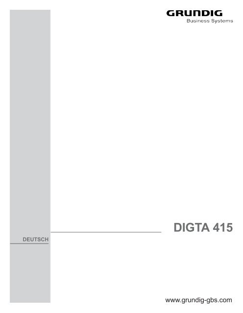 DIGTA 415 - Grundig Business Systems