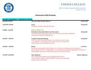 Orientation 2018 Schedule