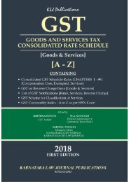 GST - SCHEDULE RATES