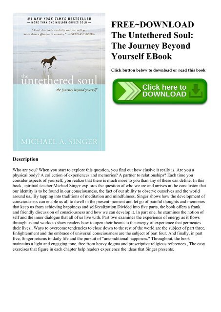 the untethered soul ebook download