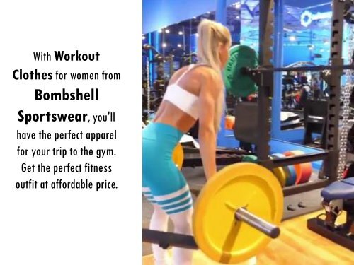 Workout Clothes design at Bombshell Sportswear