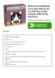 DOWNLOAD EBOOK Texts from Mittens the Cat 2019 Day-to-Day Calendar PDF Ebook Full Series