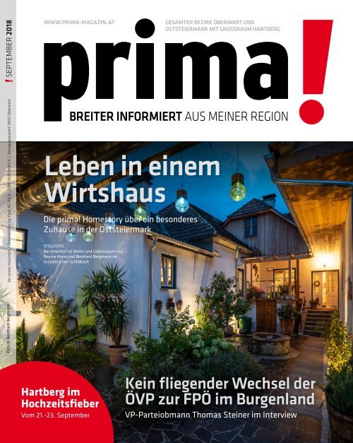 prima! Magazin - Ausgabe September 2018