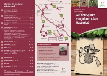 Auf den Spuren von Johann Adam Hasenstab - Naturpark Spessart