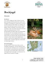 Bockjagd Schweden - Limpopo Travel