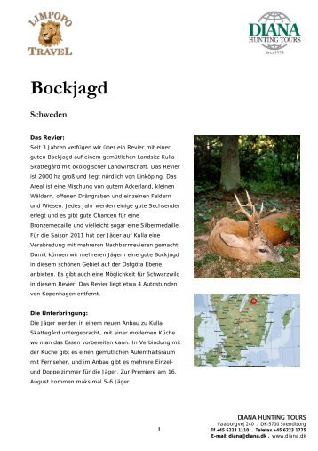 Bockjagd Schweden - Limpopo Travel