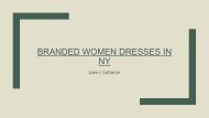 Branded Women Dresses in NY