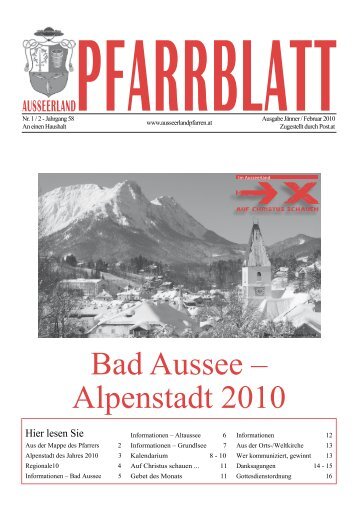 pfarrblatt - Ausseerland Pfarren