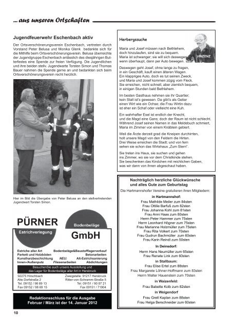 Titelseite bitte von separatem pdf nehmen! - Gemeinde Pommelsbrunn