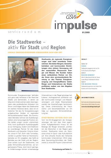 Die Stadtwerke - GSW Gemeinschaftsstadtwerke GmbH Kamen ...