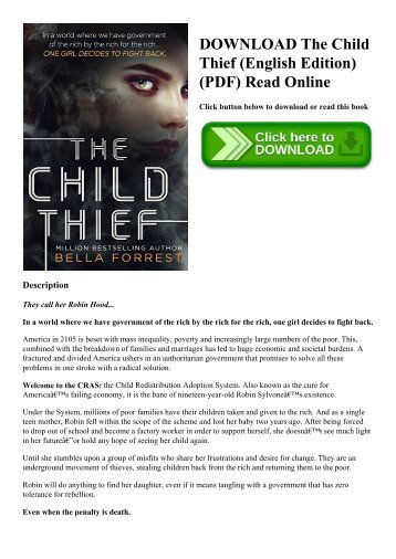 DOWNLOAD The Child Thief (English Edition) (PDF) Read Online