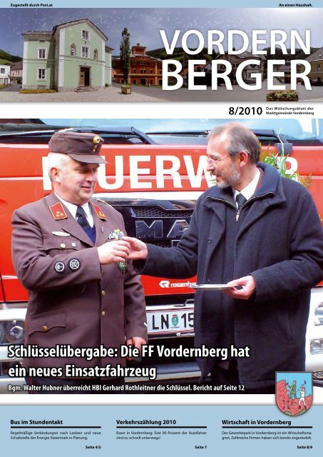 VORDERN BERGER - Marktgemeinde Vordernberg