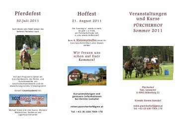 Pferdefest Hoffest - Pürcherhof