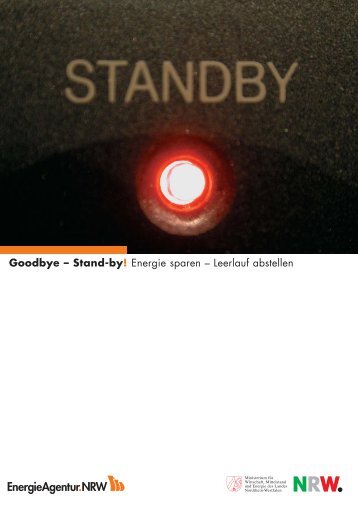 Goodbye – Stand-by! Energie sparen – Leerlauf ... - KleinerRacker.de