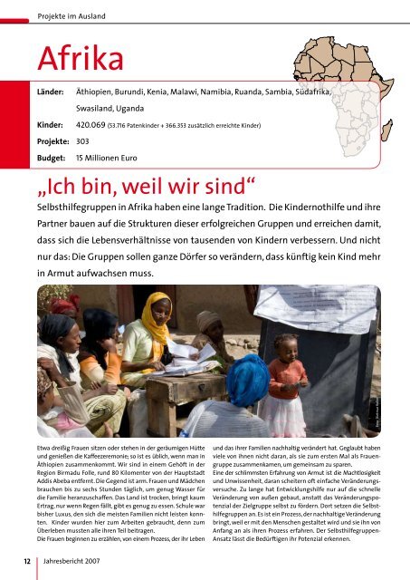 Jahresbericht 2007 zum Download - Kindernothilfe