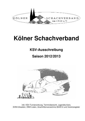 KSV Blitz-Einzelmeisterschaft - Schachgemeinschaft Niederkassel e.V.