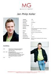 Jan Philip Keller - MG Management