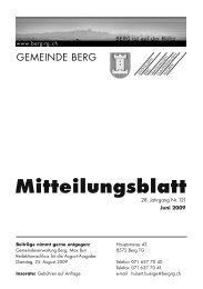 Mitteilungsblatt - Gemeinde Berg