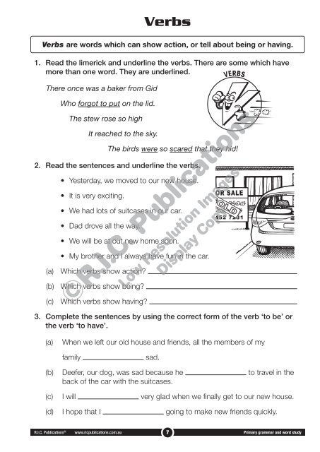 RIC-20230 Primary Grammar and Word Study Year 2 – Parts of Speech