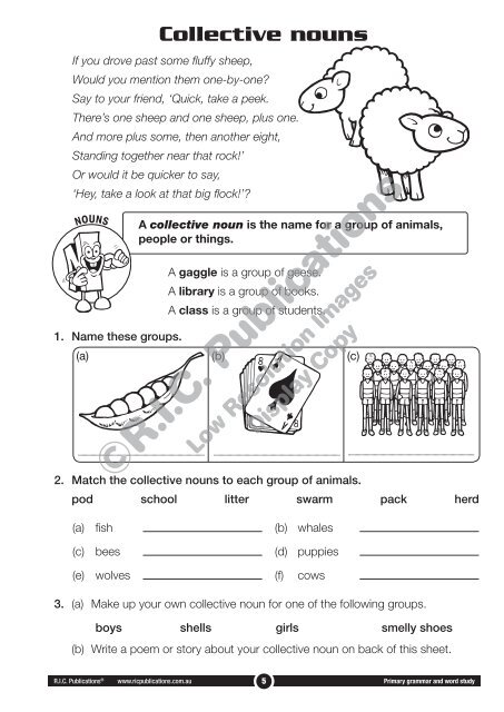 RIC-20230 Primary Grammar and Word Study Year 2 – Parts of Speech