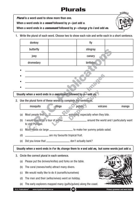 RIC-20239 Primary Grammar and Word Study Year 4 – Understanding and choosing words