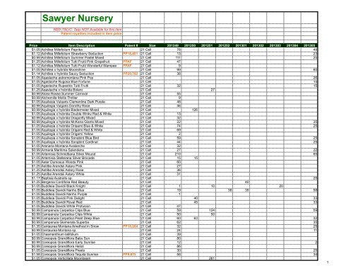 Sawyer Nursery