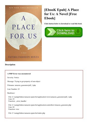 [EbooK Epub] A Place for Us A Novel [Free Ebook]