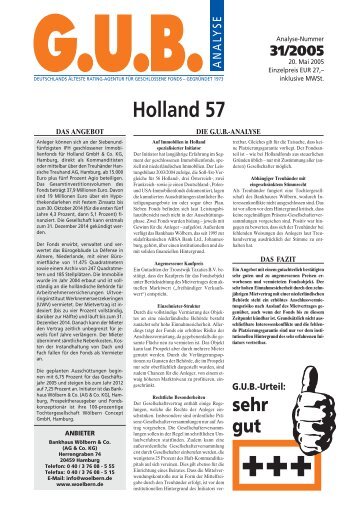 Holland 57 - G.U.B.-Fondsguide