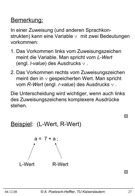 4. Prozedurales Programmieren