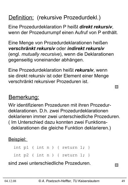 4. Prozedurales Programmieren