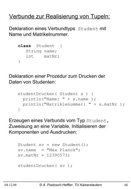 4. Prozedurales Programmieren