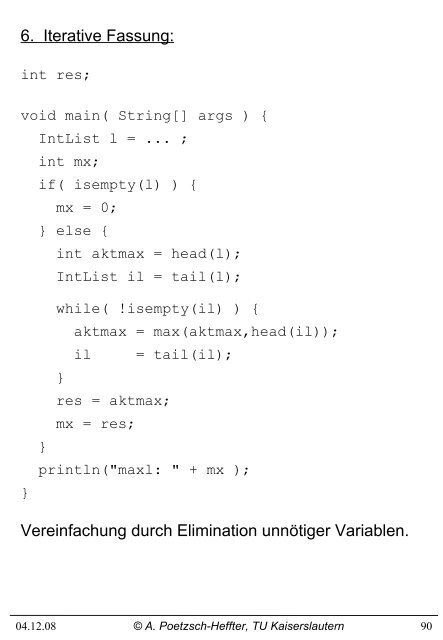 4. Prozedurales Programmieren