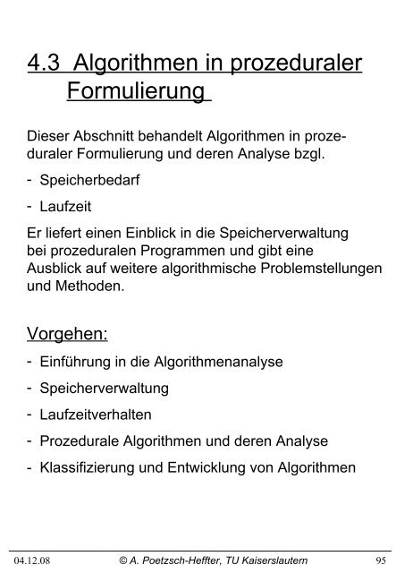 4. Prozedurales Programmieren