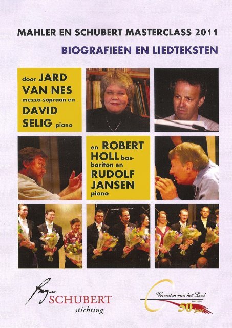 programmaboekje slotconcert - Vrienden van het Lied