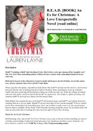 R.E.A.D. [BOOK] An Ex for Christmas A Love Unexpectedly Novel {read online}