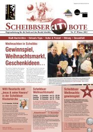 SCHEIBBSER BOTE - Stadtgemeinde Scheibbs