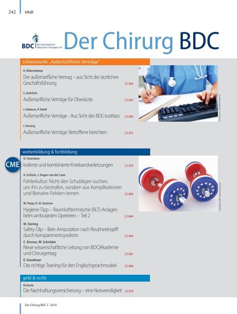 Chirurgisches Qualitätssiegel – CQS - BDC